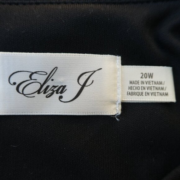 VeLVeT Eliza J Black Sheath Dress Silver SeQuiN Boat Neck Lined Cocktail Party - Picture 4 of 6